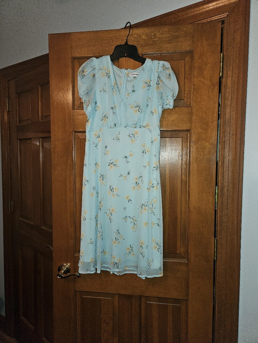 Calvin Klein Light Blue Floral Dress